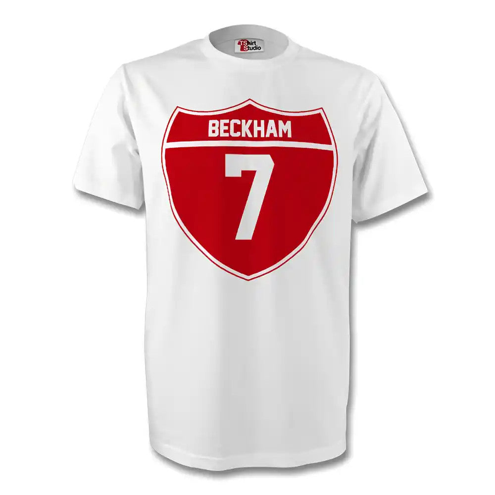 David Beckham England Crest Tee (white) - Kids_1