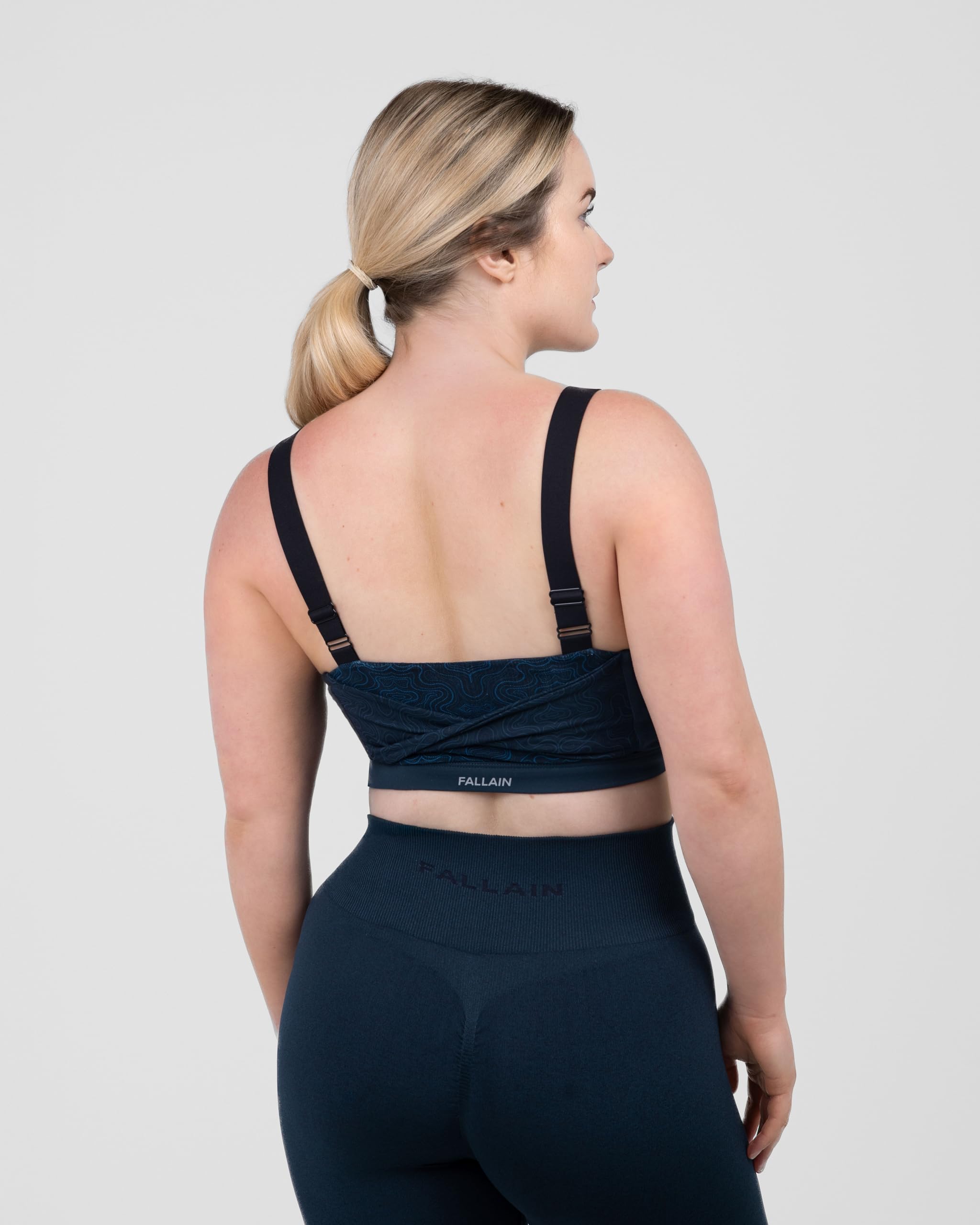 Fallain Fitness Sports Bra, Wireless, Athletic Support