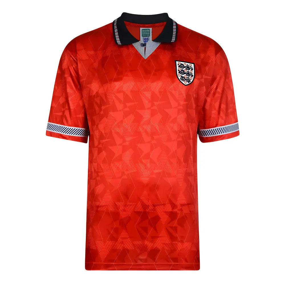 Score Draw England World Cup 1990 Away Shirt (Lineker 10)_1