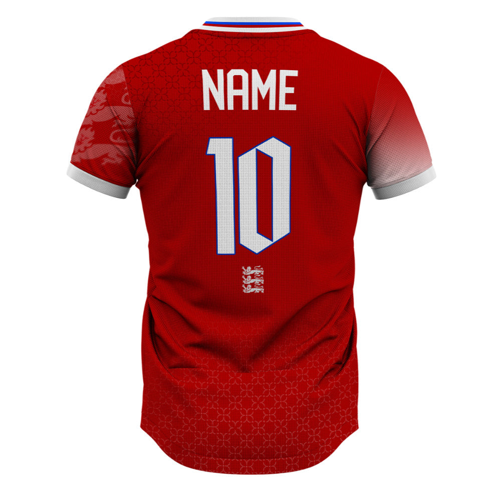 England Three Lions Away Supporter Jersey  Kids Short Sleeve_1