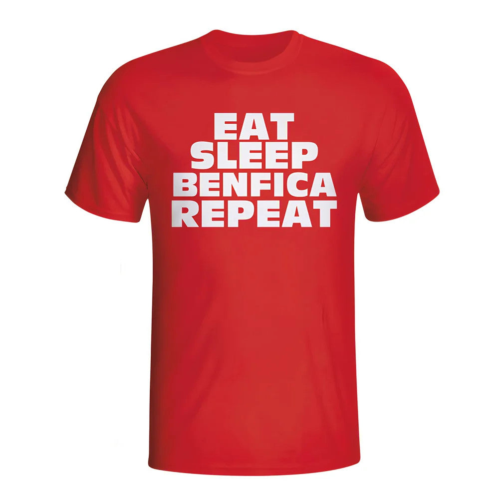 Eat Sleep Benfica Repeat T-shirt (red)_1