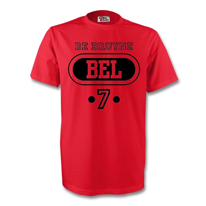 Kevin De Bruyne Belgium Bel T-shirt (red) - Kids_1