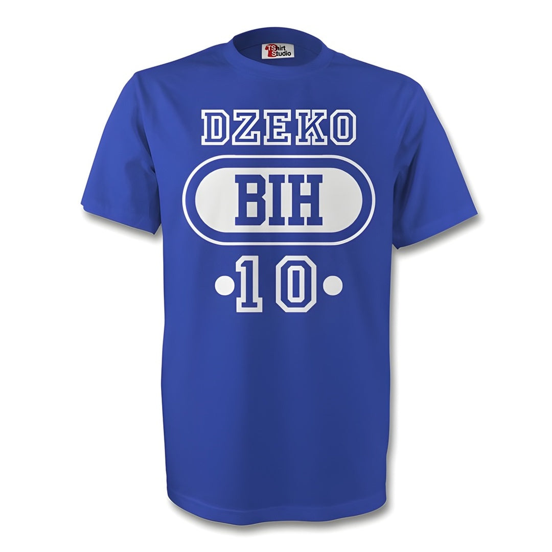 Edin Dzeko Bosnia Bih T-shirt (blue) - Kids_0