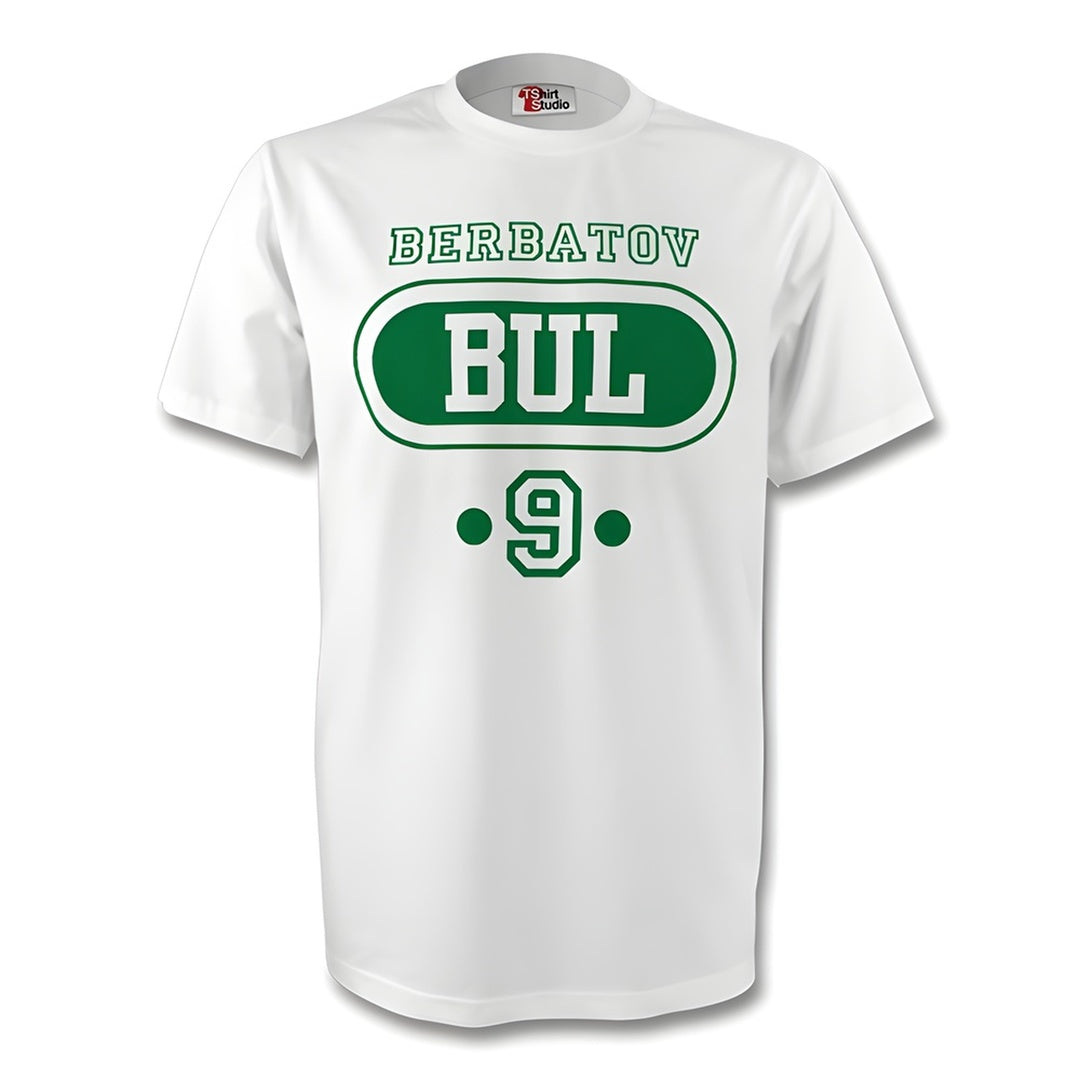 Dimitar Berbatov Bulgaria Bul T-shirt (white) - Kids_0