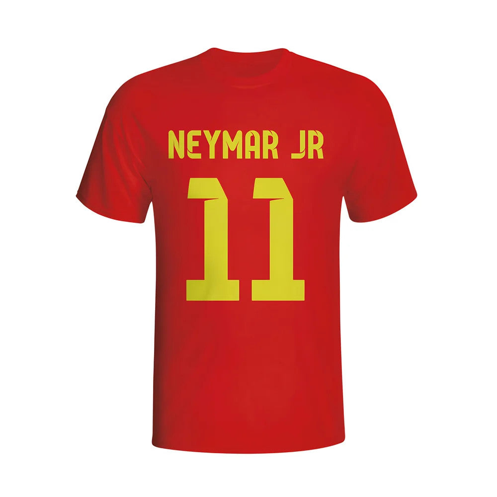 Neymar Barcelona Hero T-shirt (red)_0