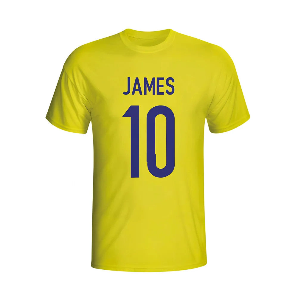 James Rodriguez Colombia Hero T-shirt (yellow)_1