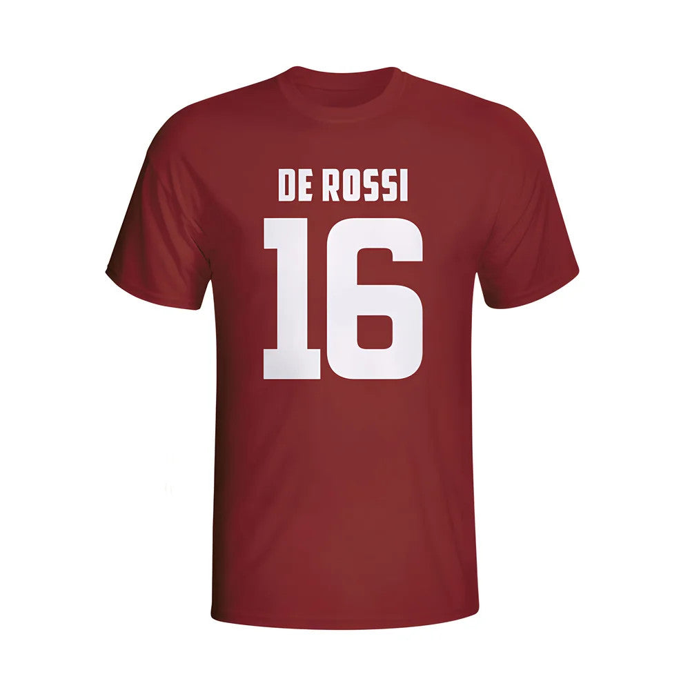 Daniele De Rossi Roma Hero T-shirt (maroon)_0