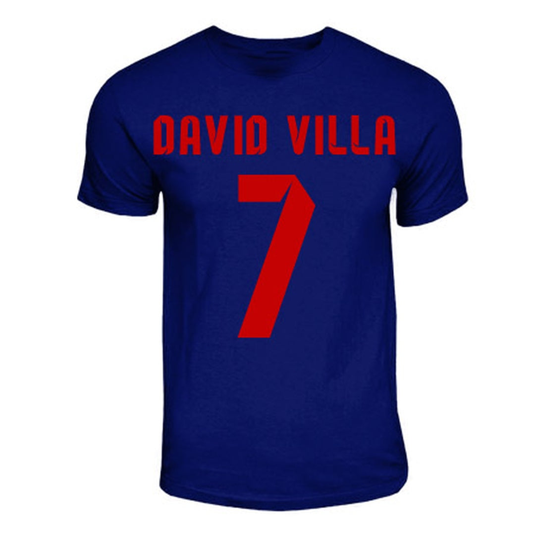 David Villa Barcelona Hero T-shirt (navy)_1