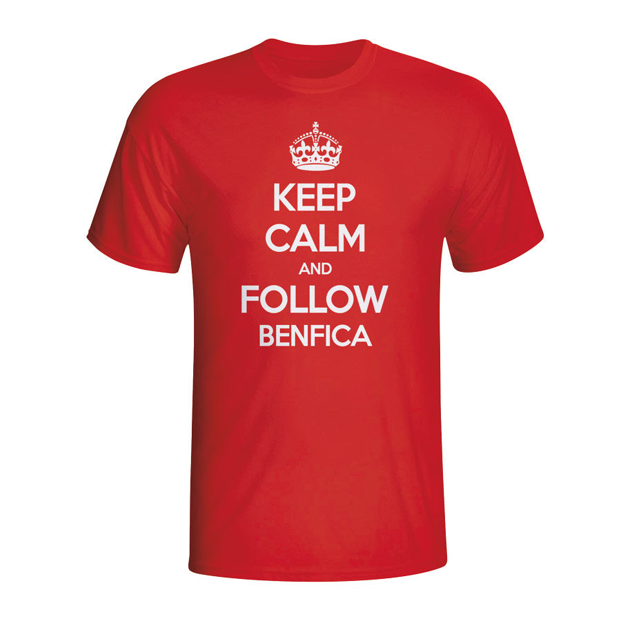 Keep Calm And Follow Benfica T-shirt (red)_1
