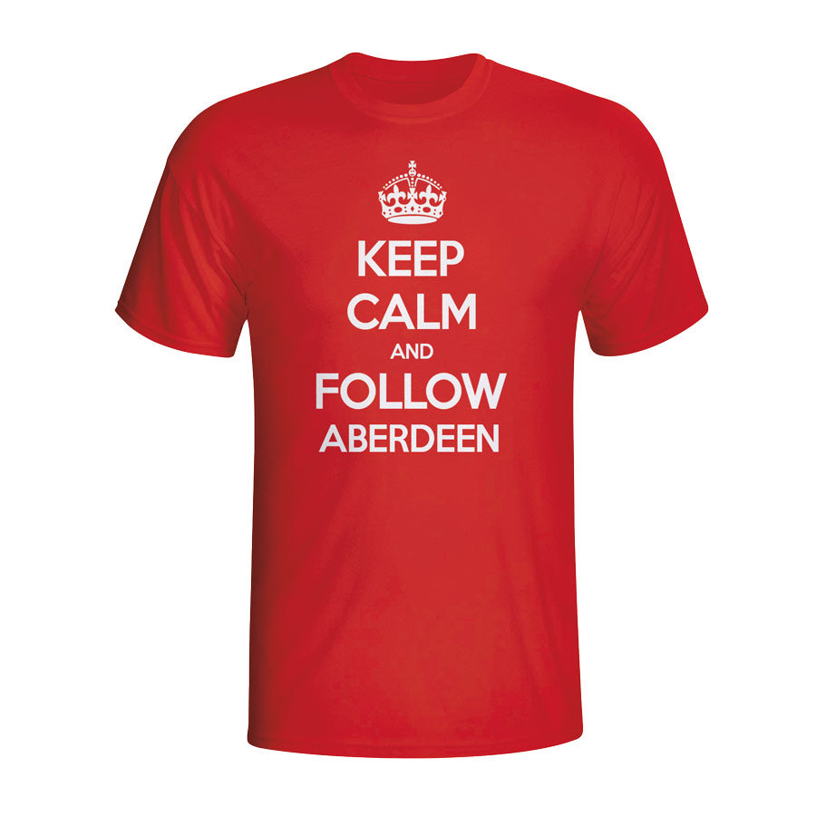 Keep Calm And Follow Aberdeen T-shirt (red) - Kids_0