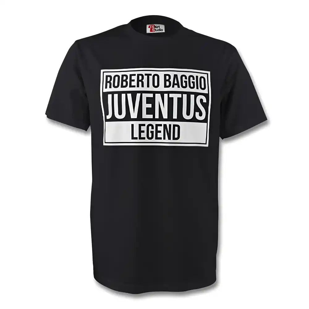 Roberto Baggio Juventus Legend Tee (black)_0
