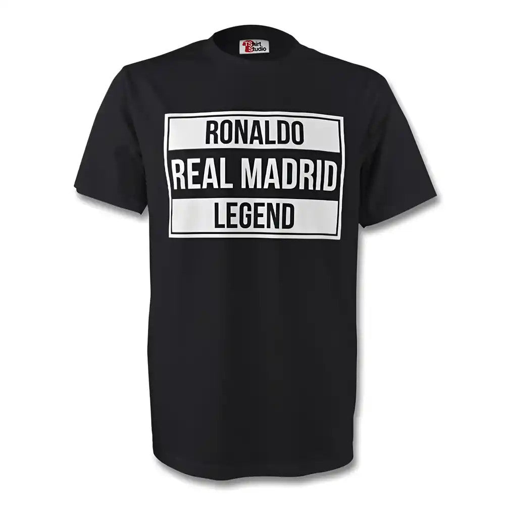 Ronaldo Real Madrid Legend Tee (black) - Kids_0