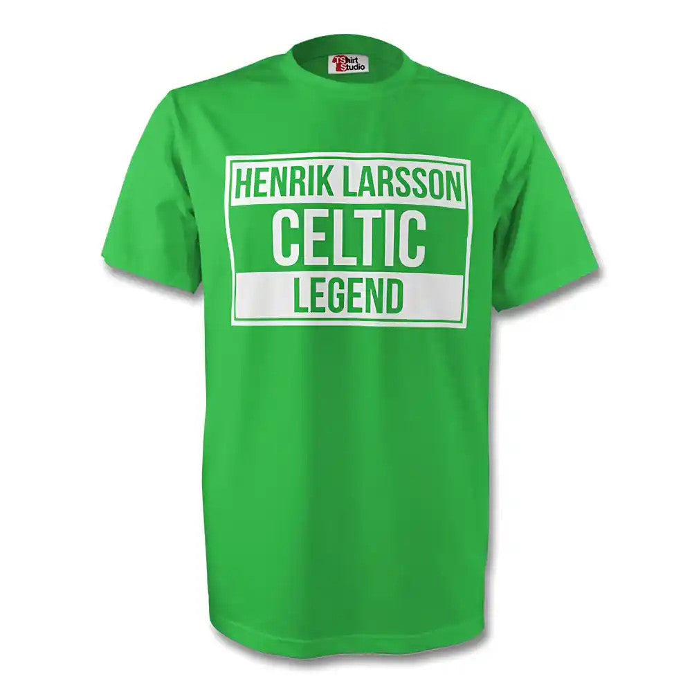 Henrik Larsson Celtic Legend Tee (green)_0