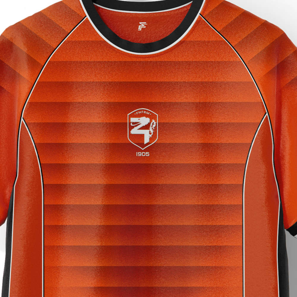 Netherlands Oranje Home Supporter Jersey Kids Short Sleeve_1