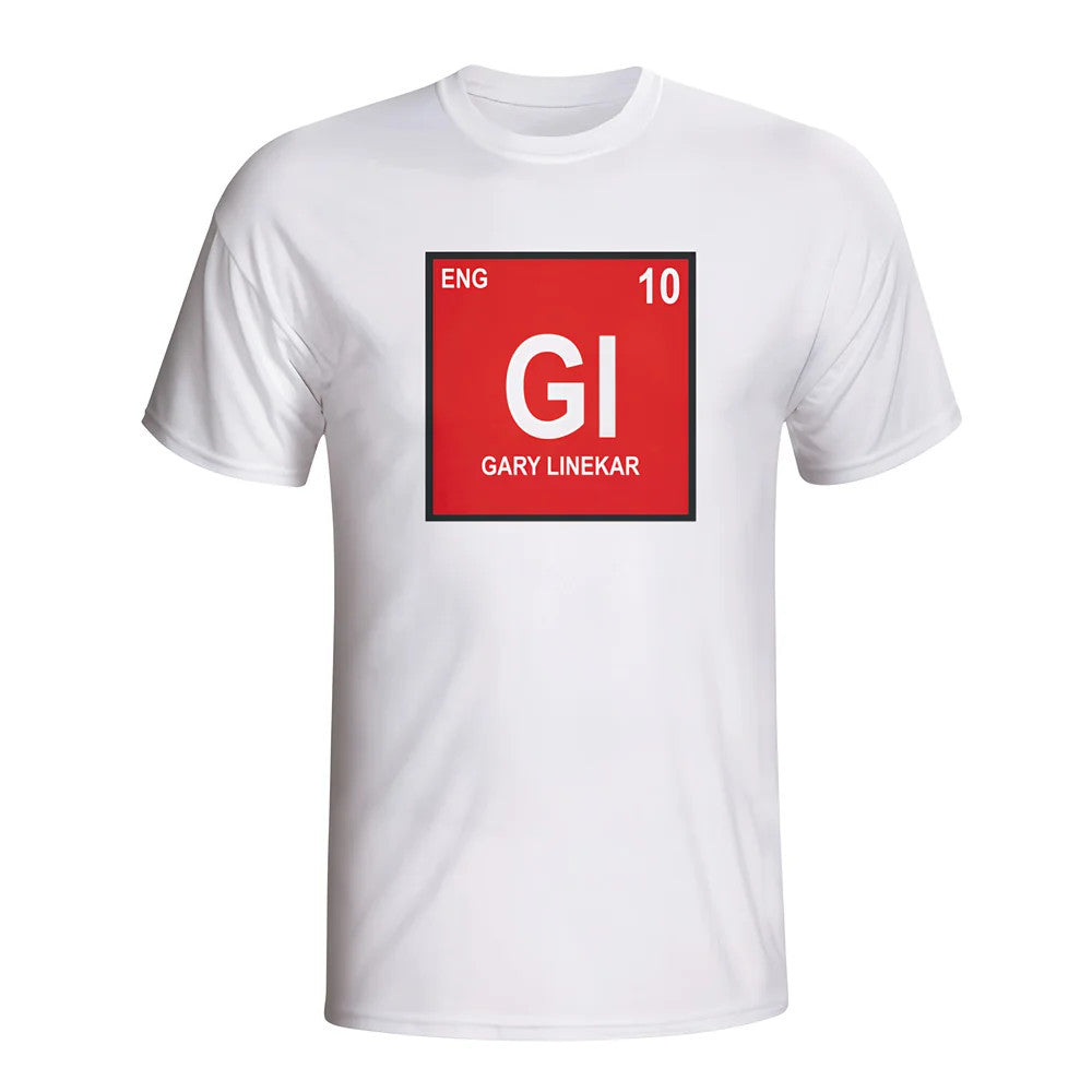 Gary Lineker England Periodic Table T-shirt (white) - Kids_0