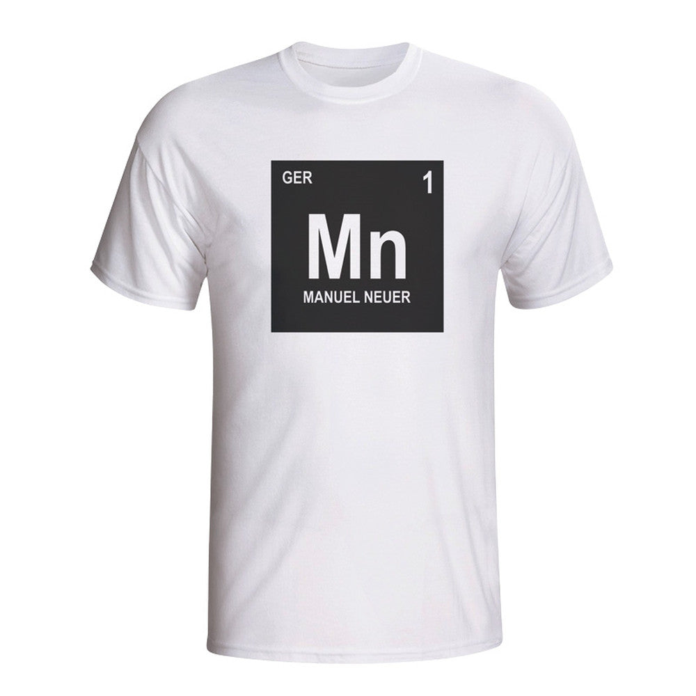 Manuel Neuer Germany Periodic Table T-shirt (white) - Kids_1