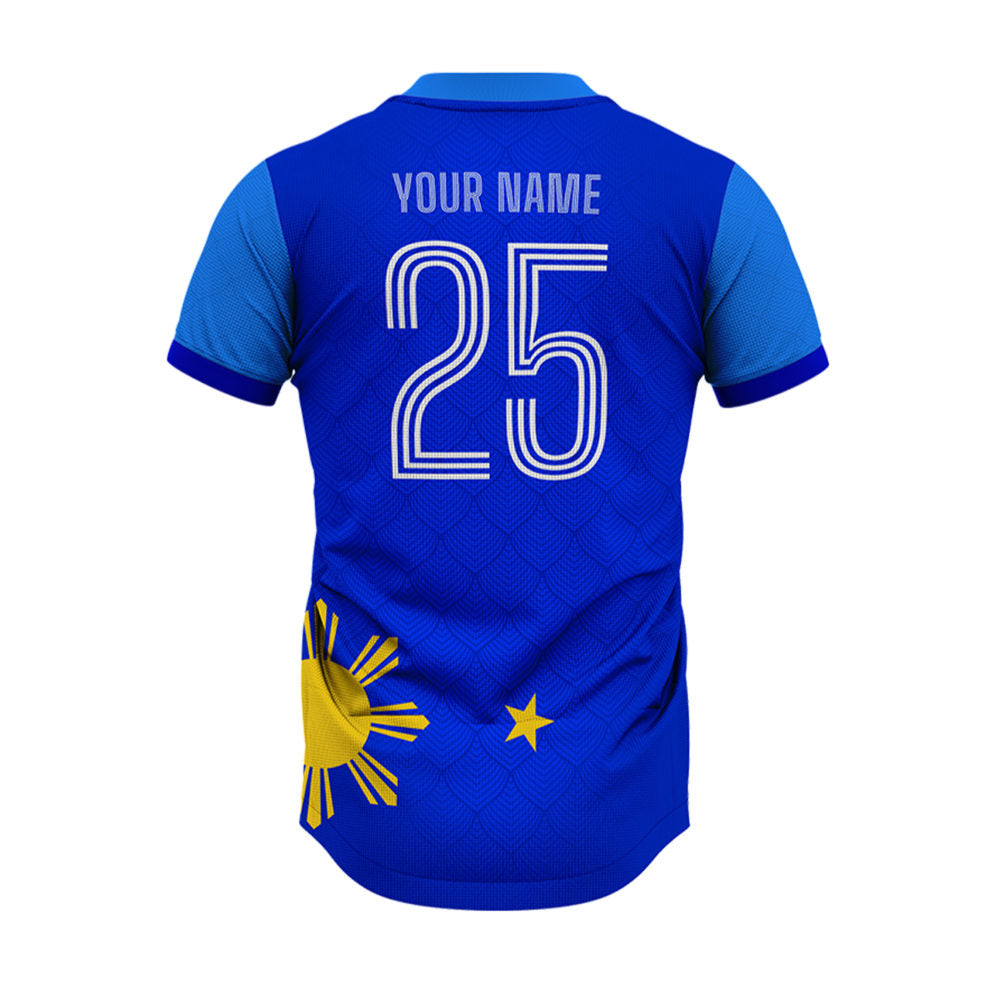 Philippines Azkals Home Supporter Jersey Kids Short Sleeve_1