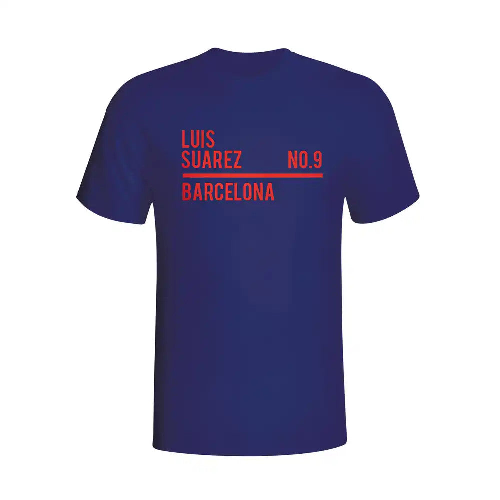 Luis Suarez Barcelona Squad T-shirt (navy) - Kids_1
