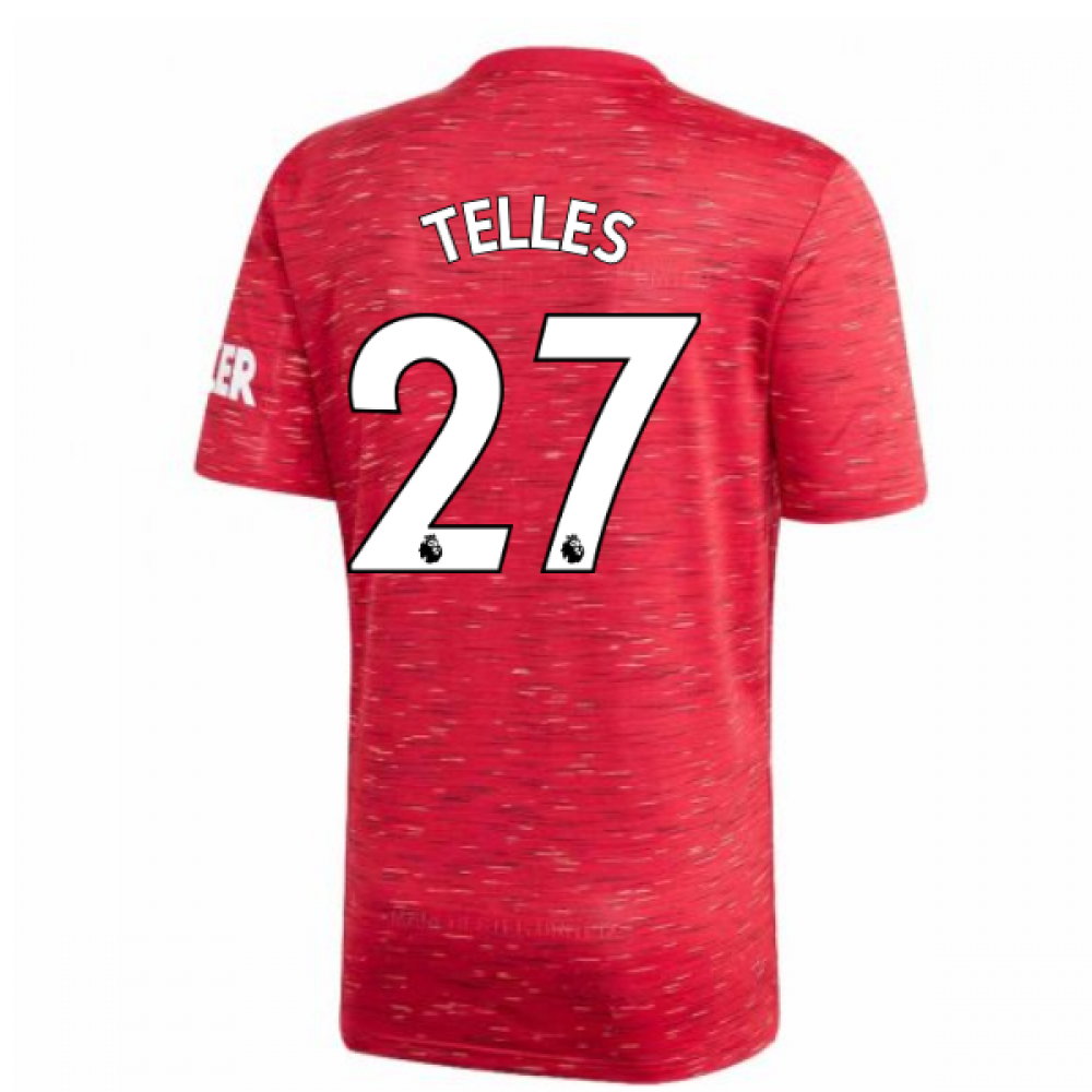 2020-2021 Man Utd Adidas Home Football Shirt (TELLES 27)_0