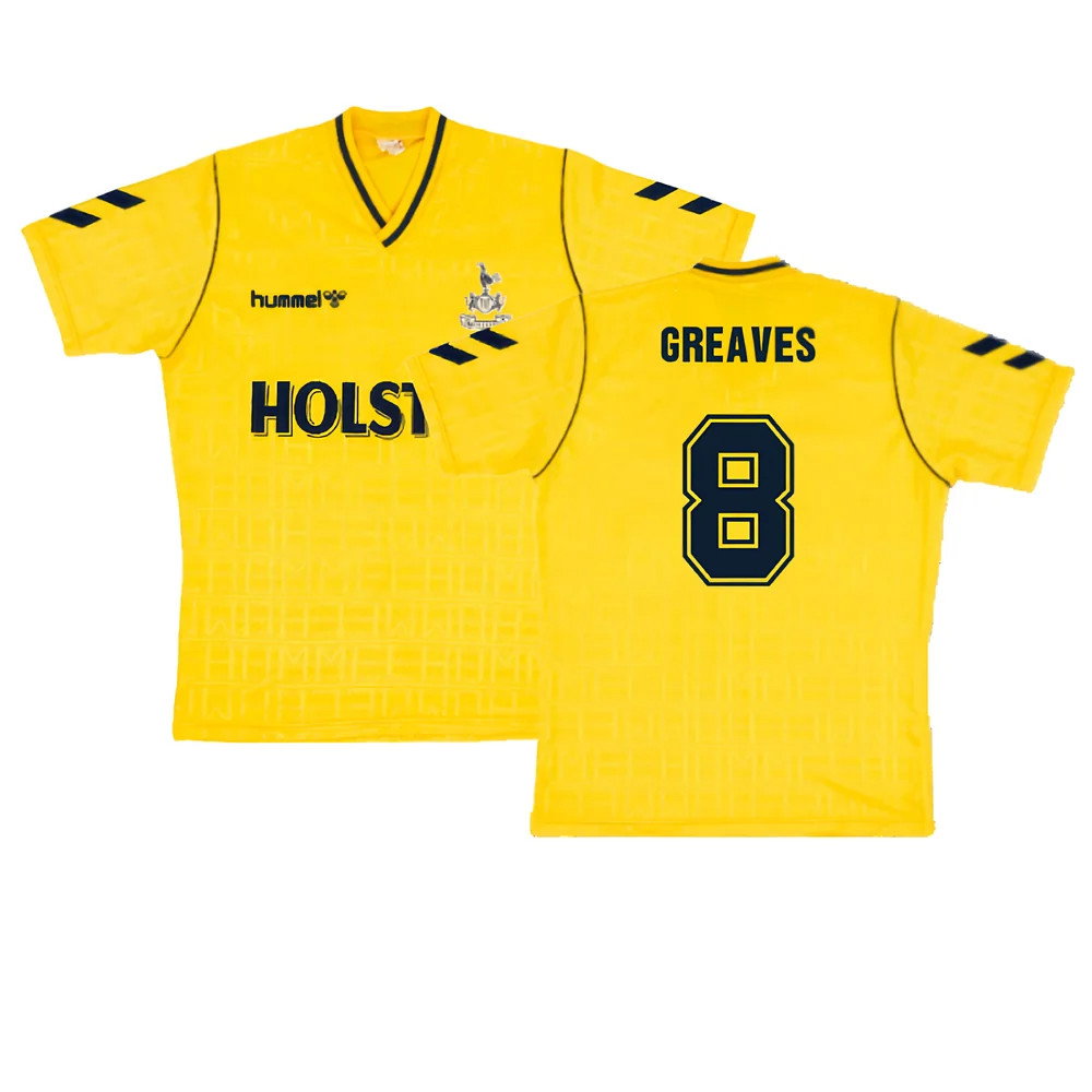 1988 Tottenham Away Hummel Retro Shirt (Greaves 8)_0