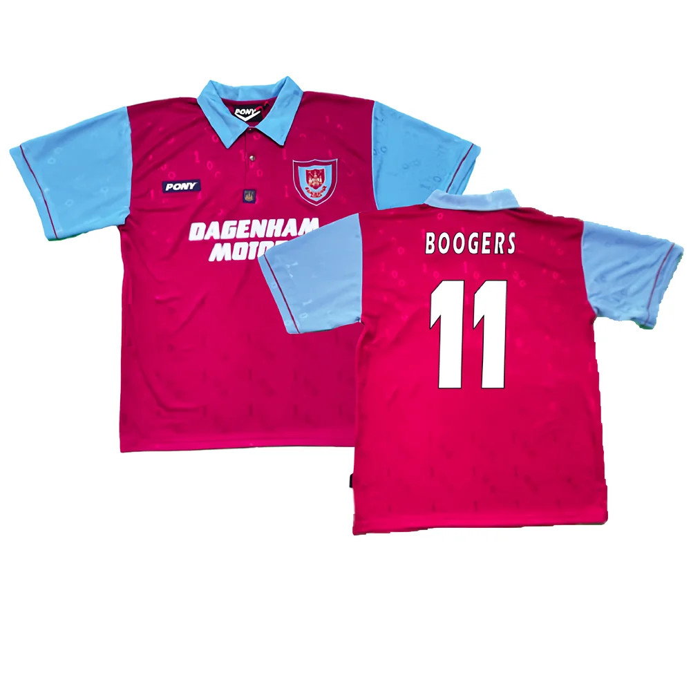 1995-1996 West Ham Centenary Pony Home Shirt (Boogers 11)_0