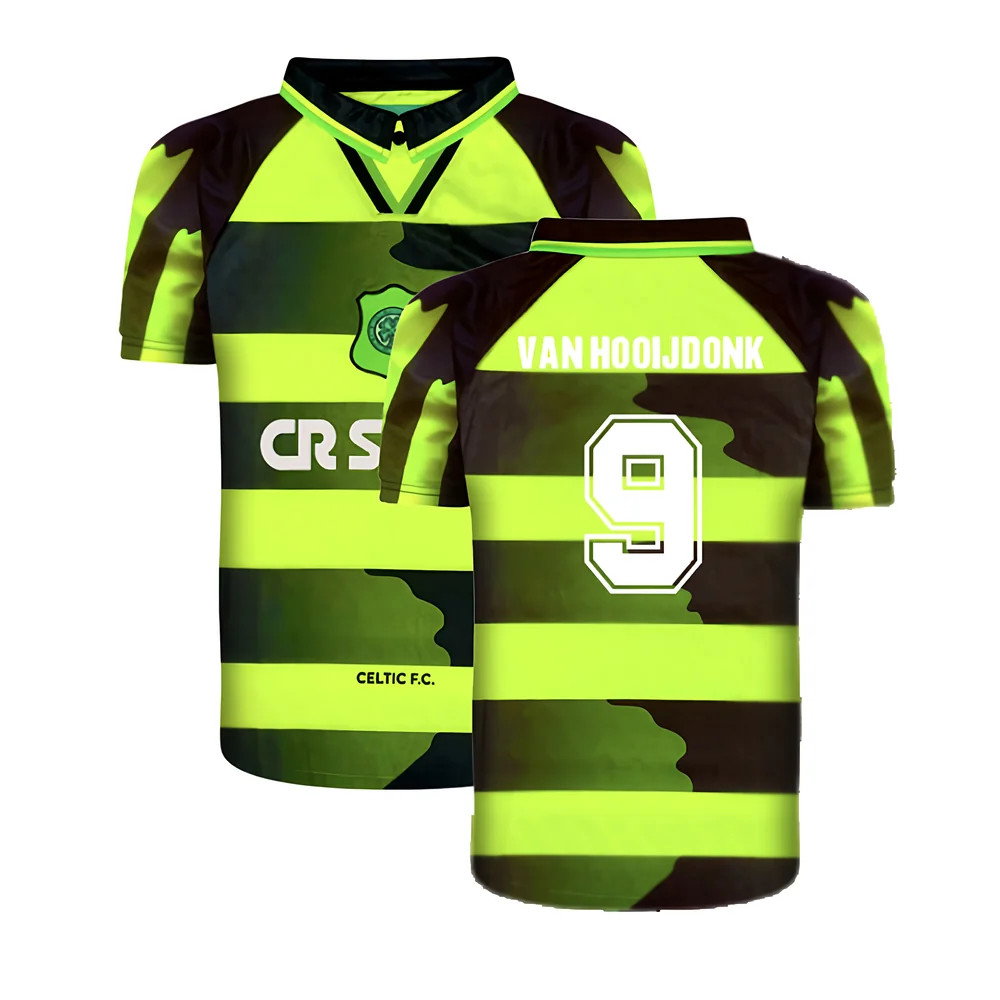 1996-1997 Celtic Away Retro Shirt (Van Hooijdonk 9)_0