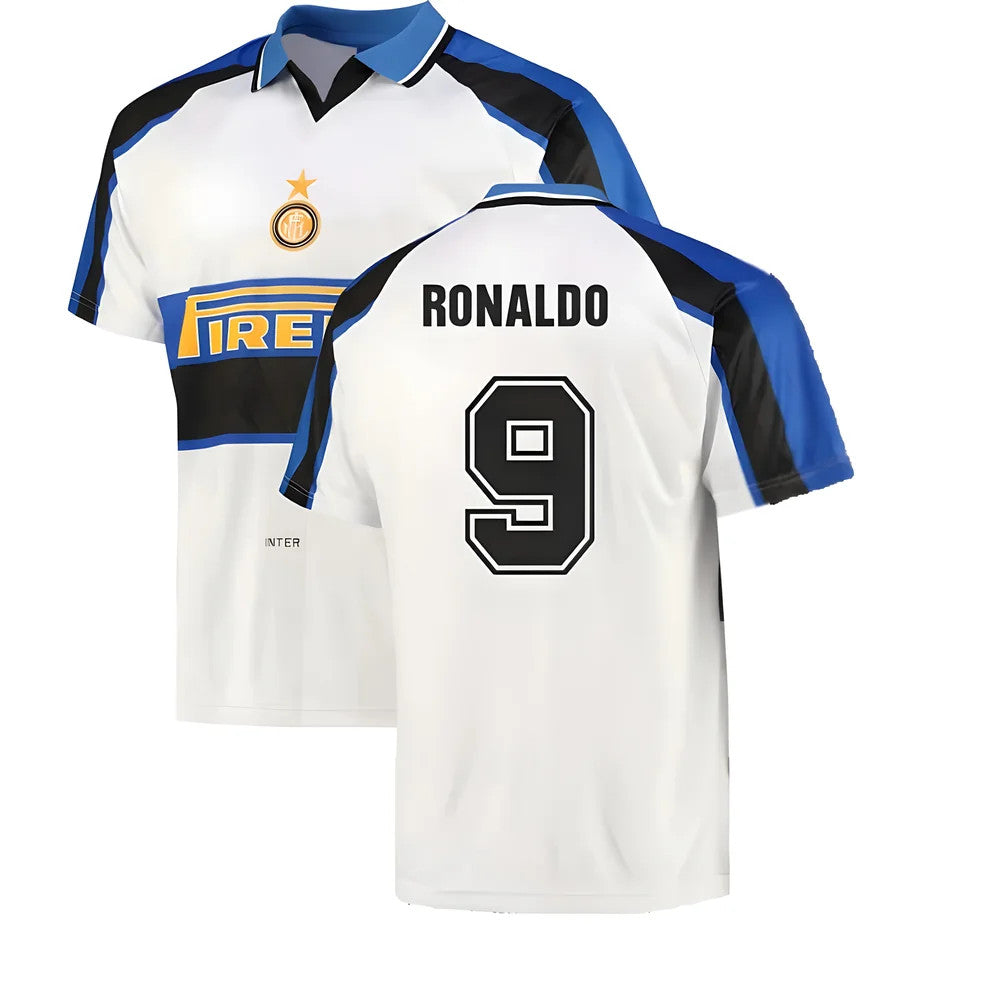 1996 Inter Milan Away Shirt (RONALDO 9)_0