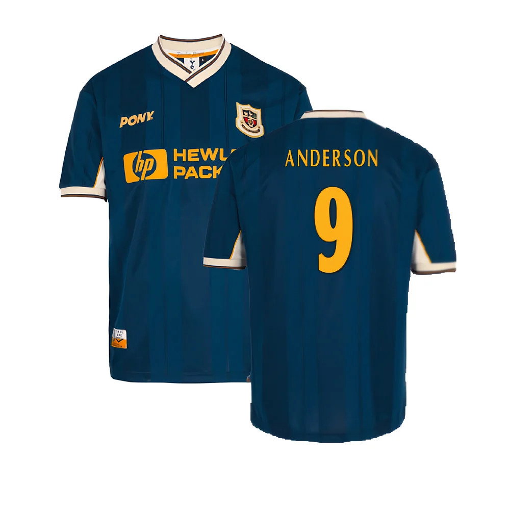 1997-1999 Tottenham Away Pony Reissue Shirt (Anderson 9)_0