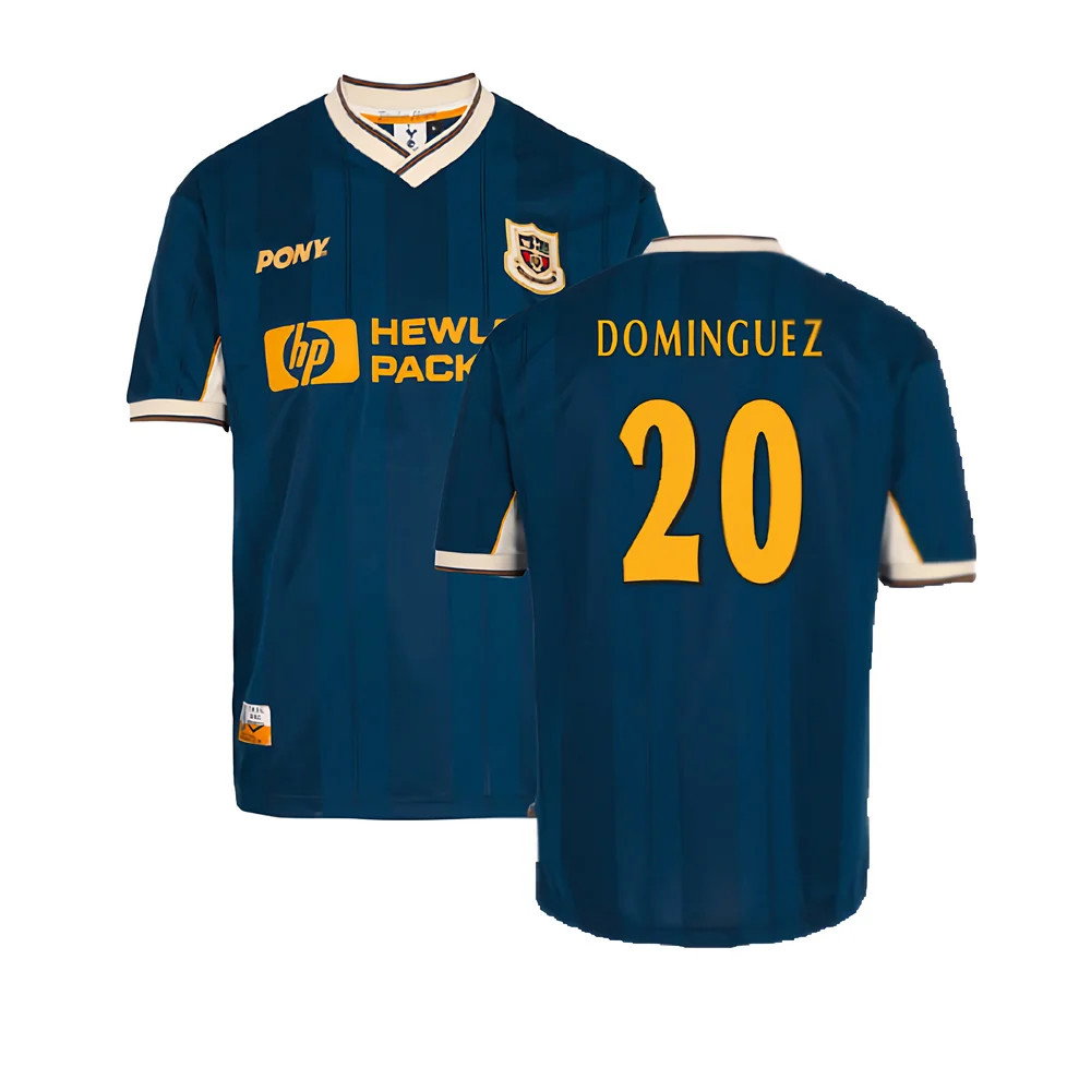 1997-1999 Tottenham Away Pony Reissue Shirt (Dominguez 20)_0