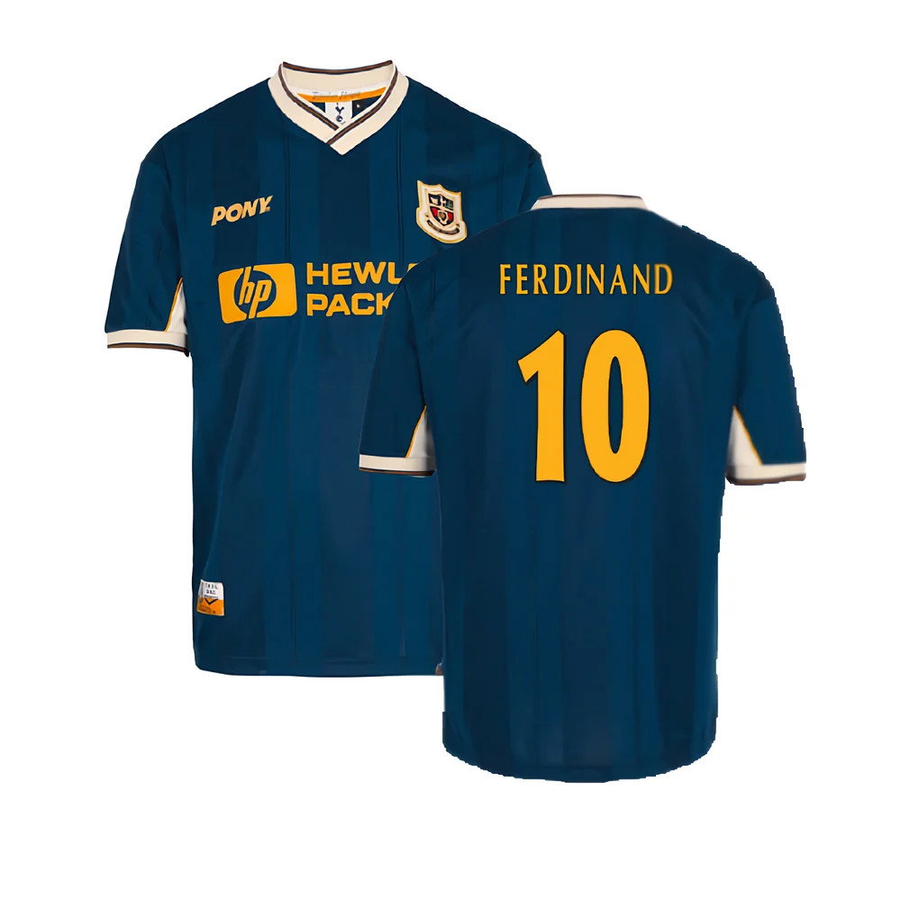 1997-1999 Tottenham Away Pony Reissue Shirt (Ferdinand 10)_0