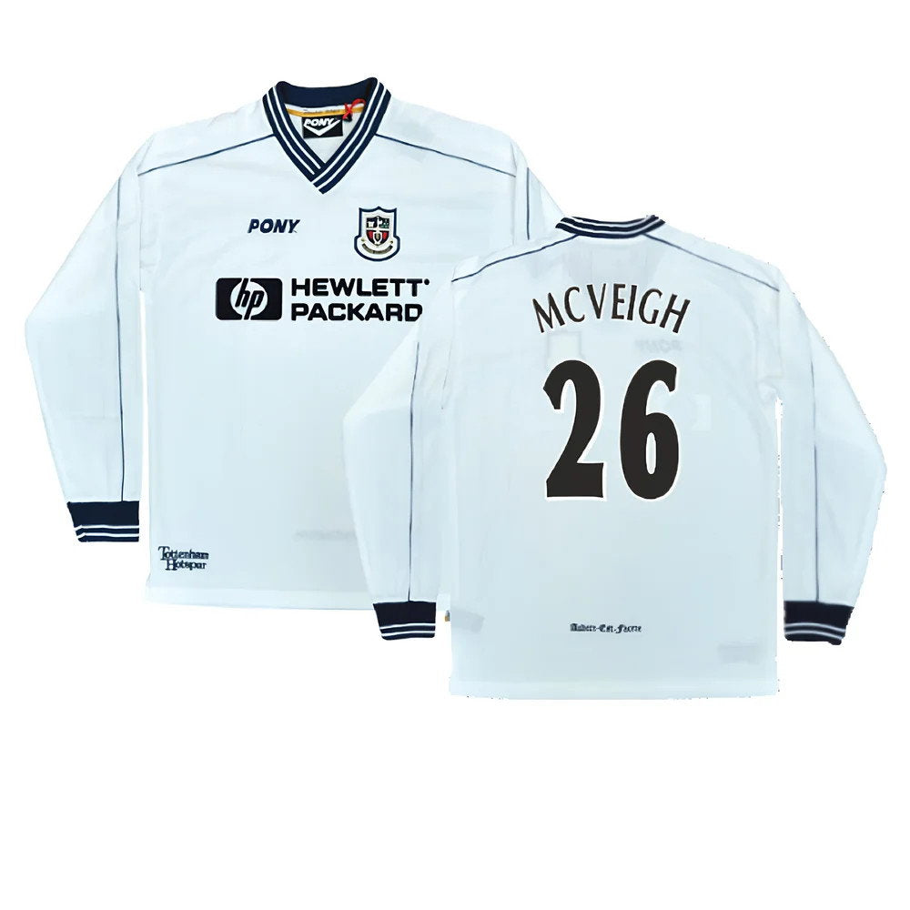 1997-1999 Tottenham Home LS Pony Retro Shirt (McVeigh 26)_0