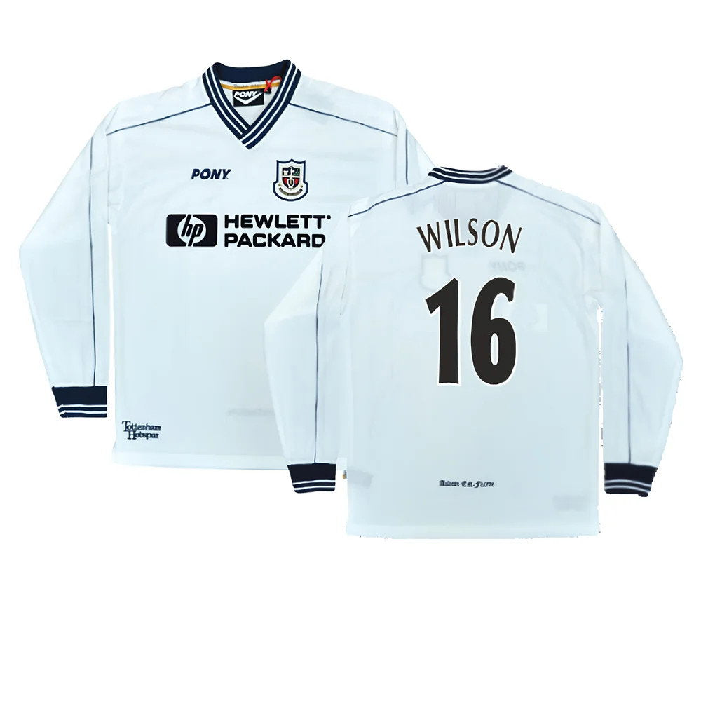 1997-1999 Tottenham Home LS Pony Retro Shirt (Wilson 16)_0