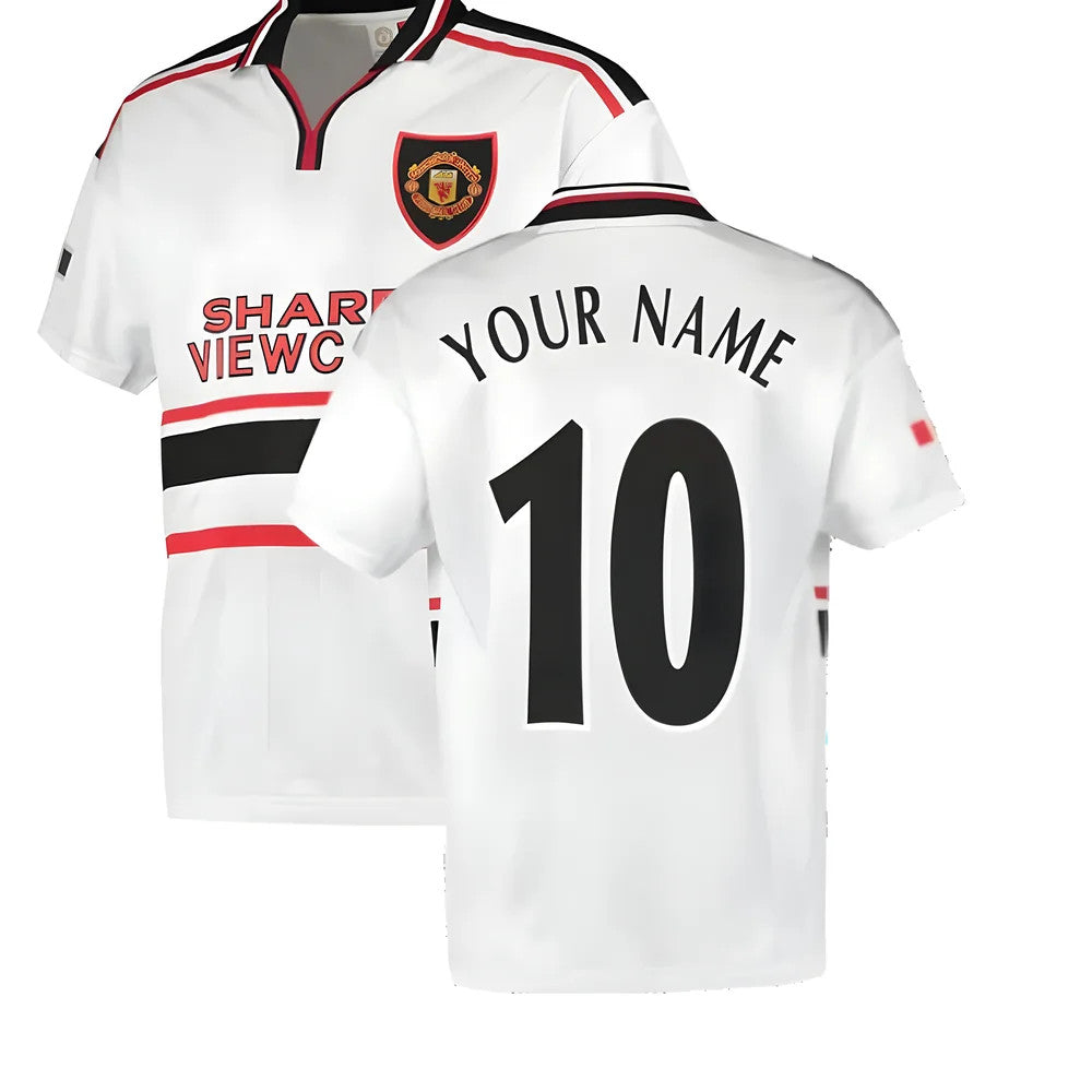 1999 Manchester United Away Football Shirt (Your Name)_0