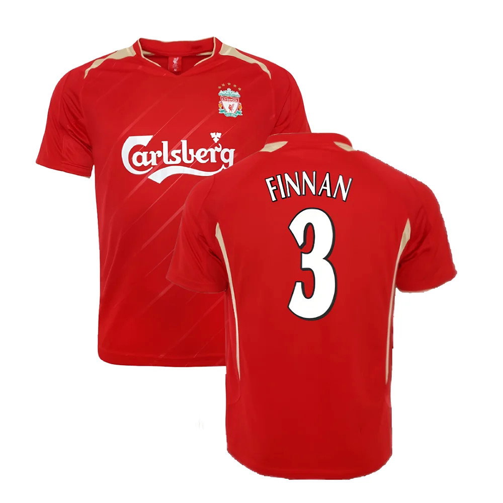 2005-2006 Liverpool Home CL Retro Shirt (Finnan 3)_0
