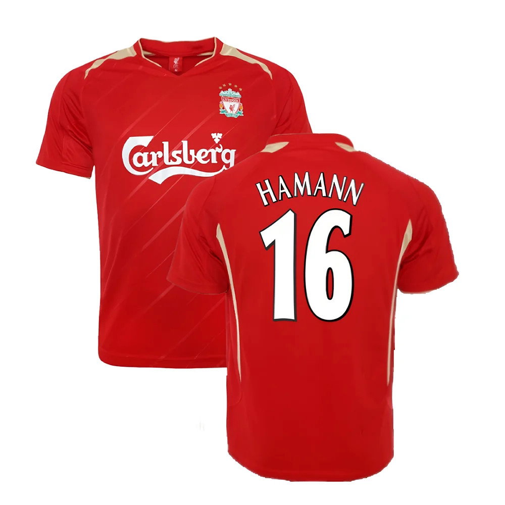 2005-2006 Liverpool Home CL Retro Shirt (HAMANN 16)_0