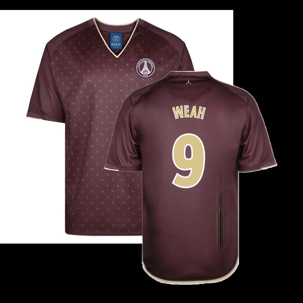 2006-2007 PSG Away Retro Shirt (Weah 9)_0