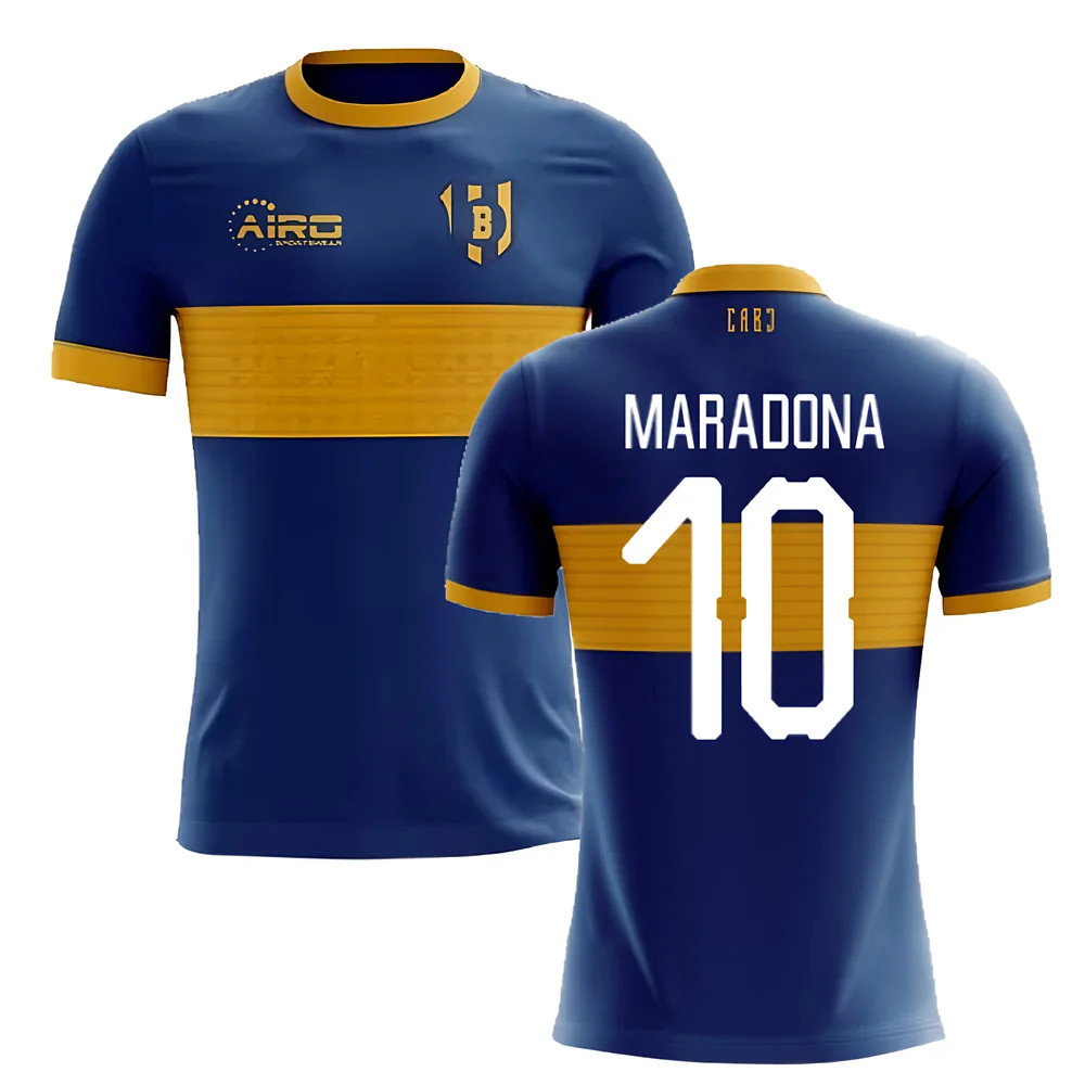 2020-2021 Boca Juniors Home Concept Football Shirt (MARADONA 10) - Kids_0