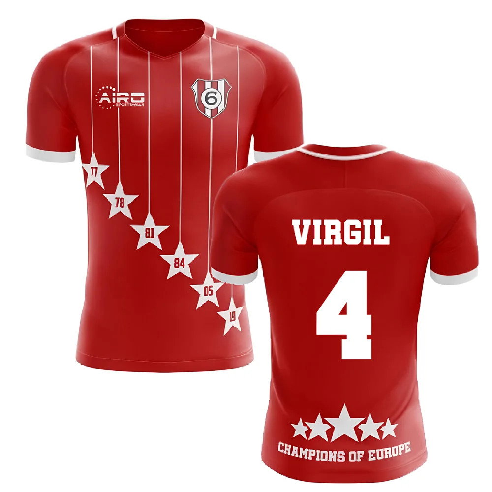 2025-2026 Liverpool 6 Time Champions Concept Football Shirt (Virgil 4)_0