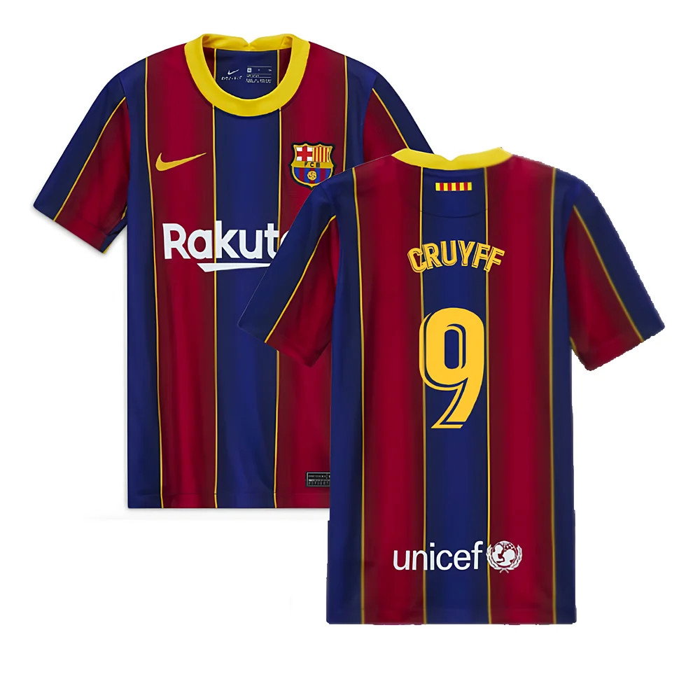 2020-2021 Barcelona Home Jersey (Kids) (CRUYFF 9)_0