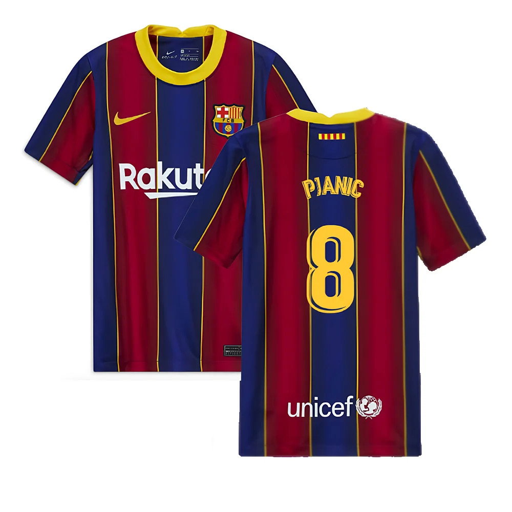 2020-2021 Barcelona Home Jersey (Kids) (PJANIC 8)_0