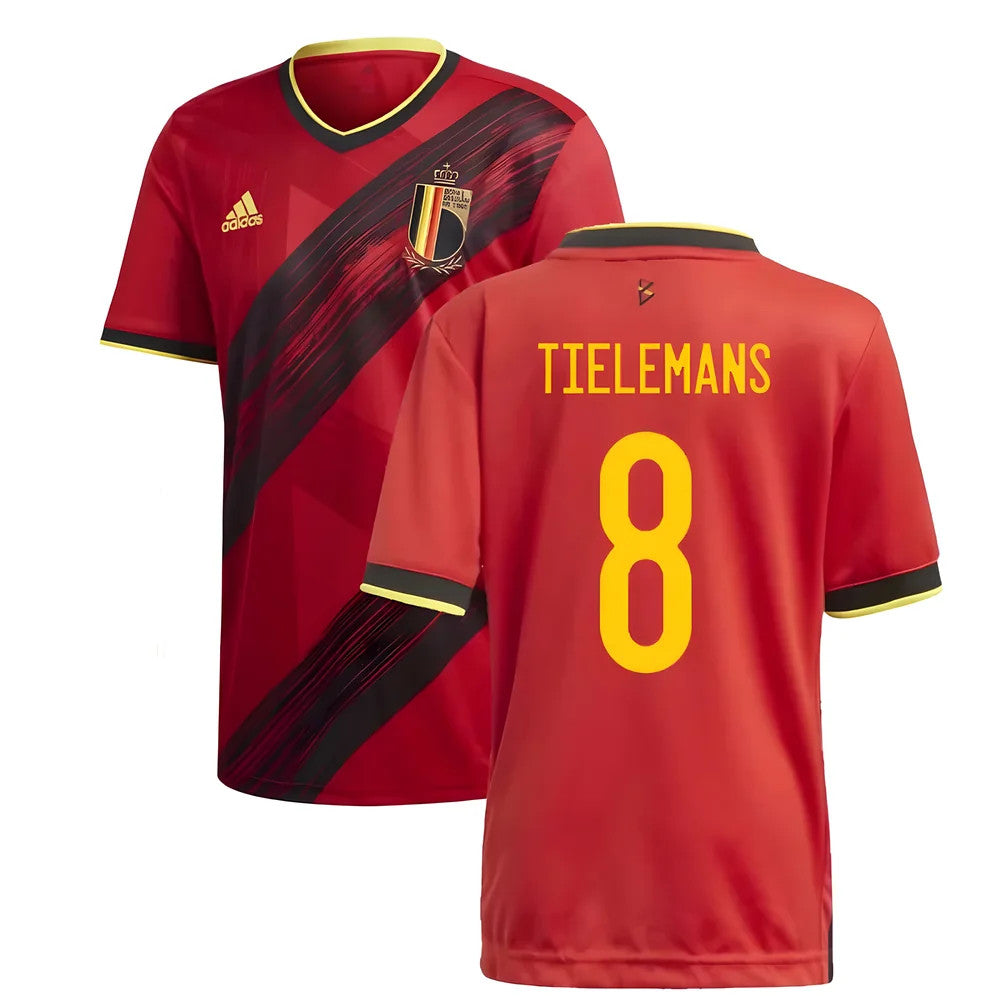 2020-2021 Belgium Home Adidas Football Shirt (TIELEMANS 8)_0