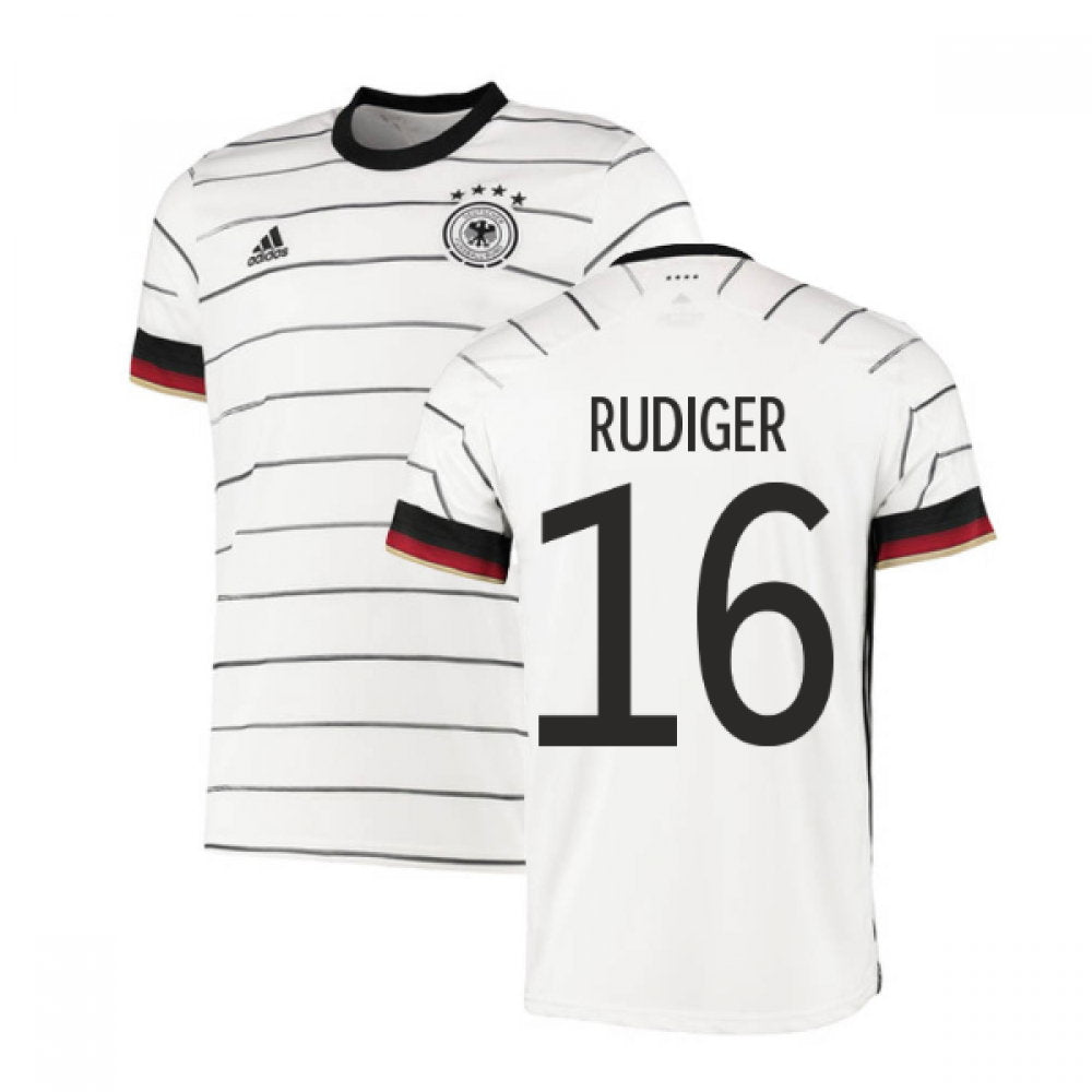 2020-2021 Germany Home Adidas Football Shirt (RUDIGER 16)_0