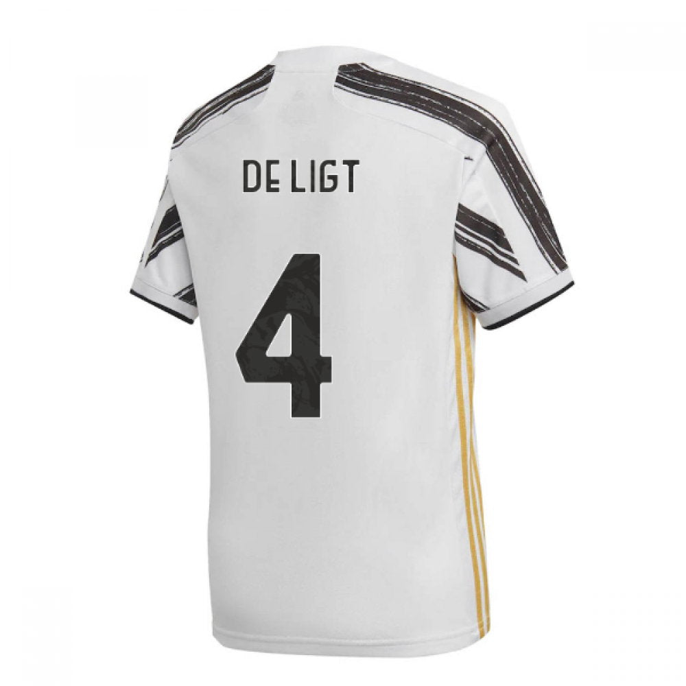 2020-2021 Juventus Adidas Home Football Shirt (DE LIGT 4)_0