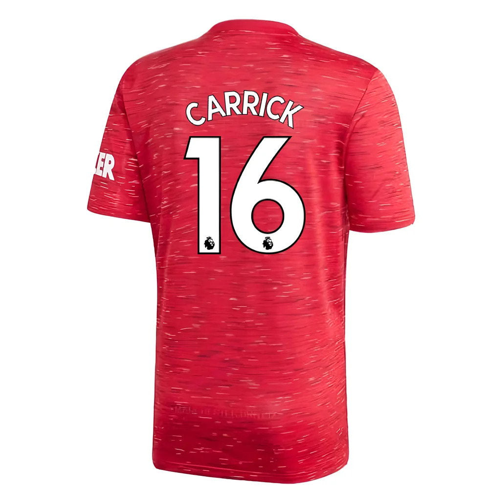 2020-2021 Man Utd Adidas Home Football Shirt (Kids) (CARRICK 16)_0