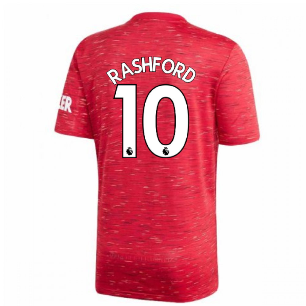 2020-2021 Man Utd Adidas Home Football Shirt (Kids) (RASHFORD 10)_0