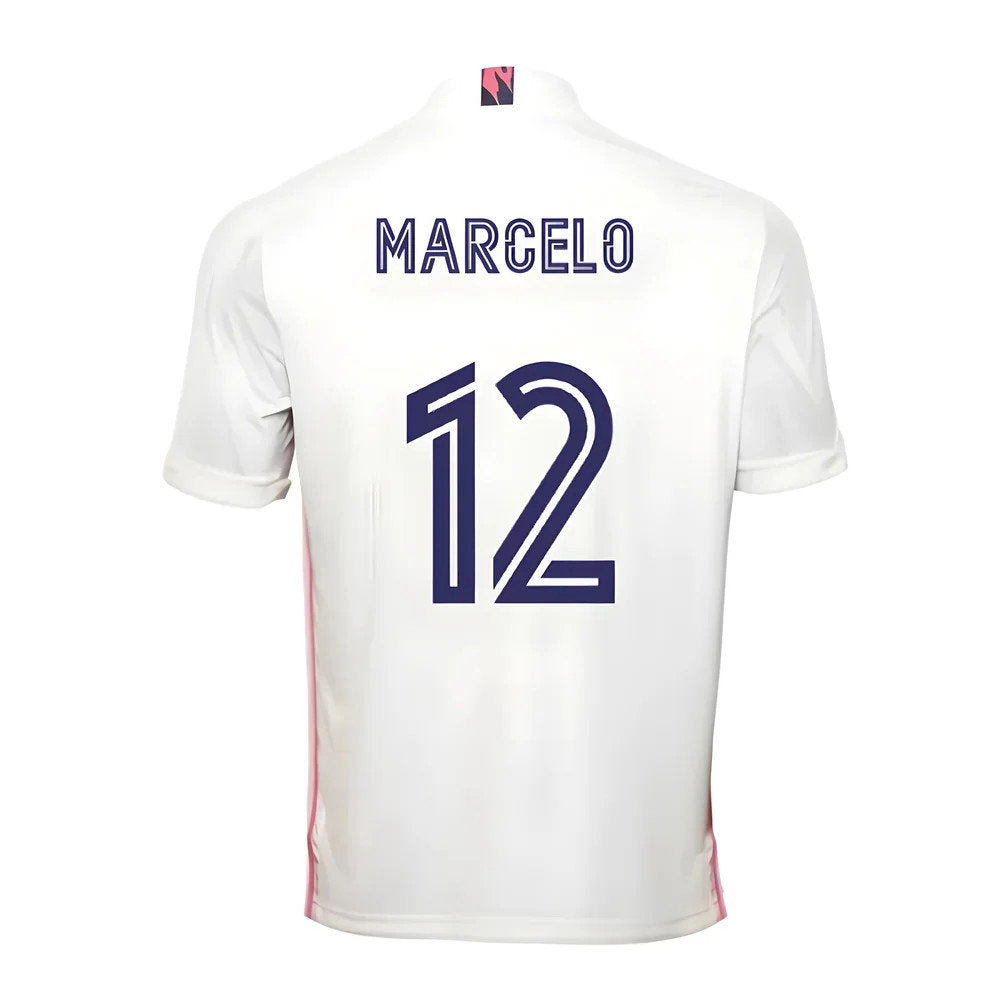 2020-2021 Real Madrid Adidas Home Football Shirt (MARCELO 12)_0