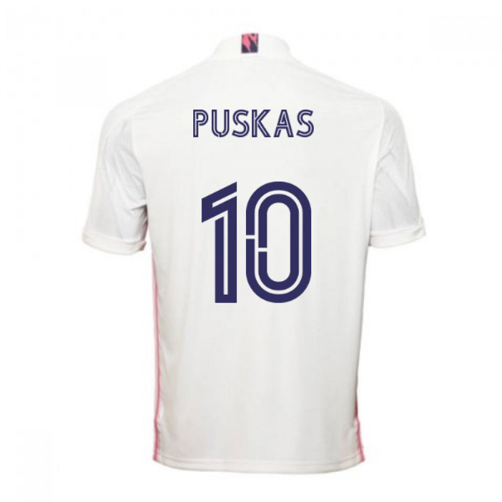2020-2021 Real Madrid Adidas Home Football Shirt (PUSKAS 10)_0