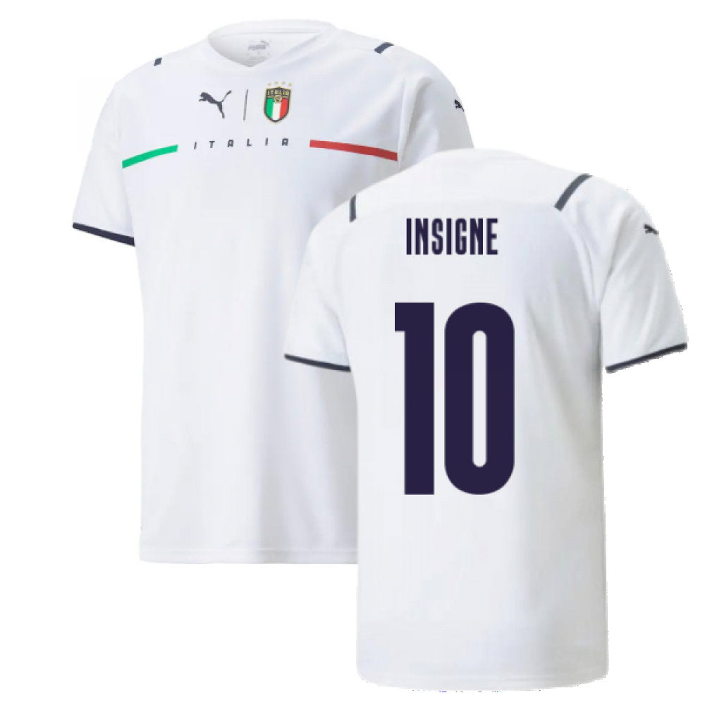 2021-2022 Italy Away Shirt (INSIGNE 10)_0