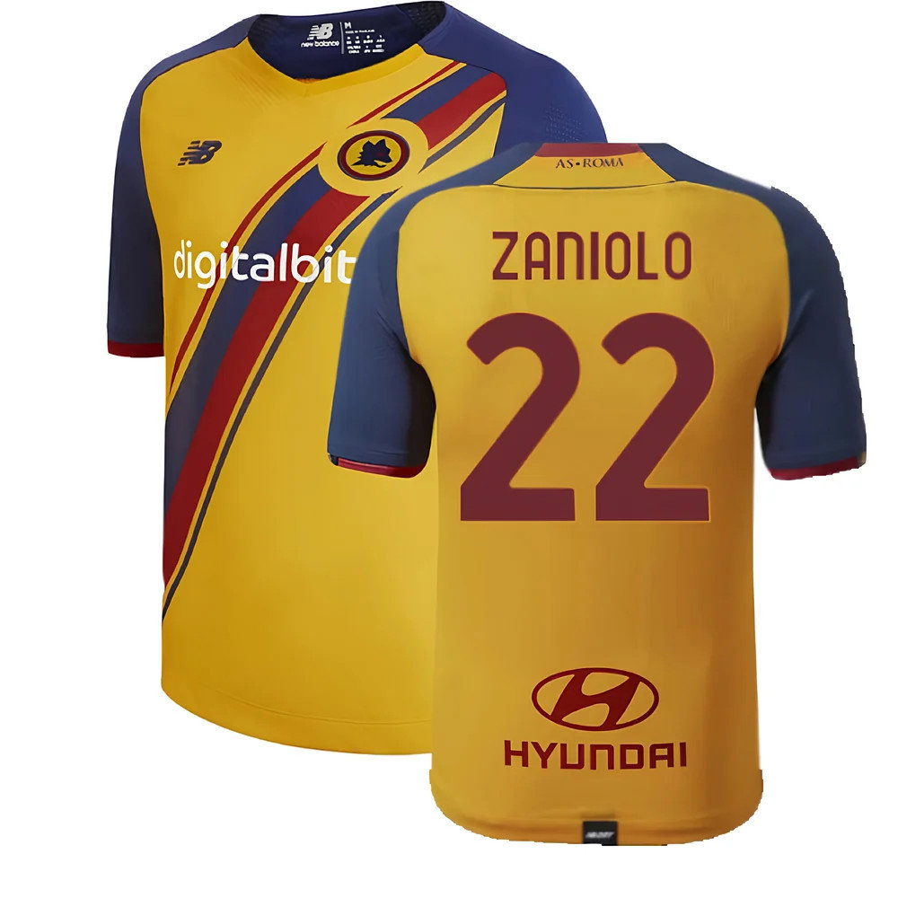 2021-2022 Roma Third Shirt (ZANIOLO 22)_0