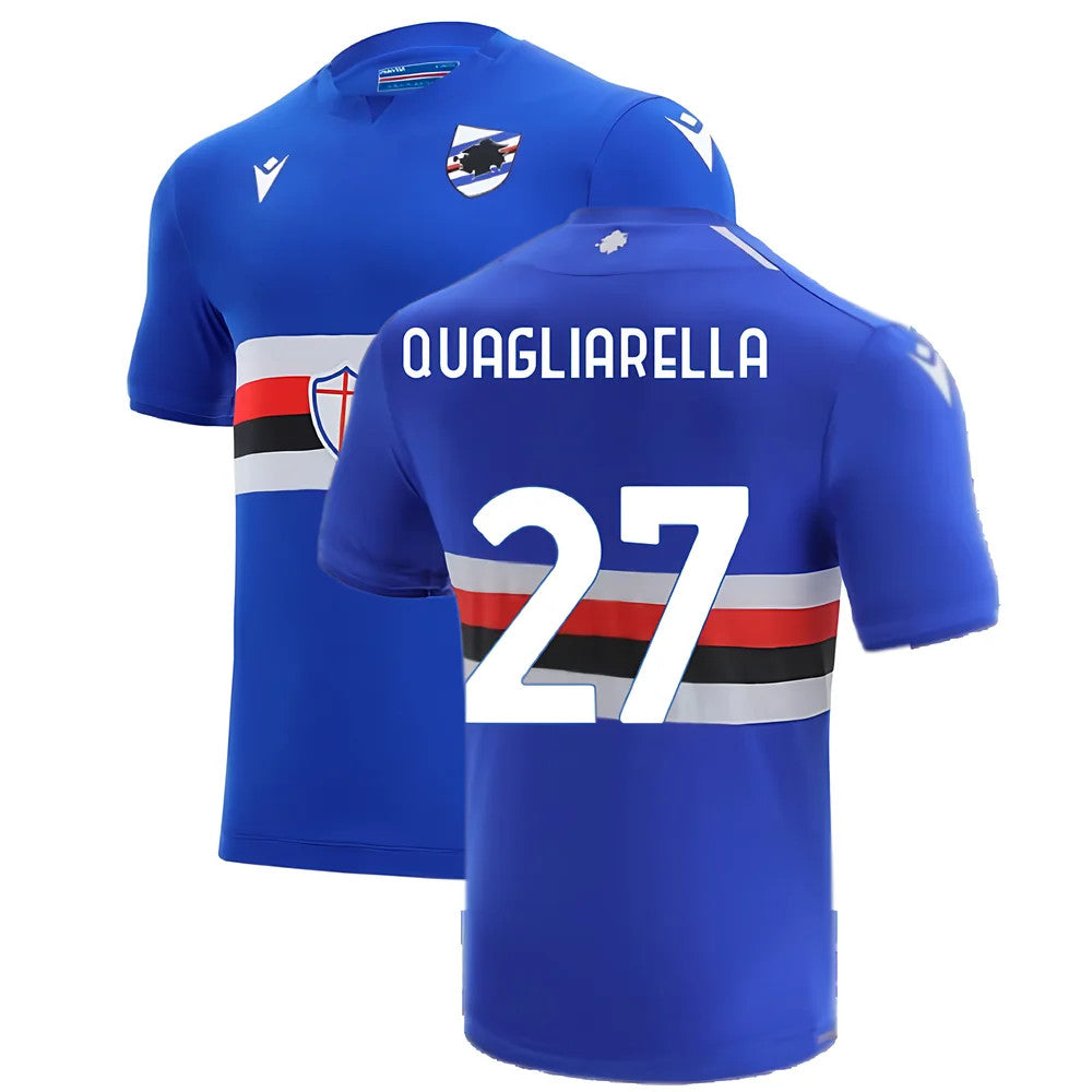 2021-2022 Sampdoria Home Shirt (Kids) (QUAGLIARELLA 27)_0